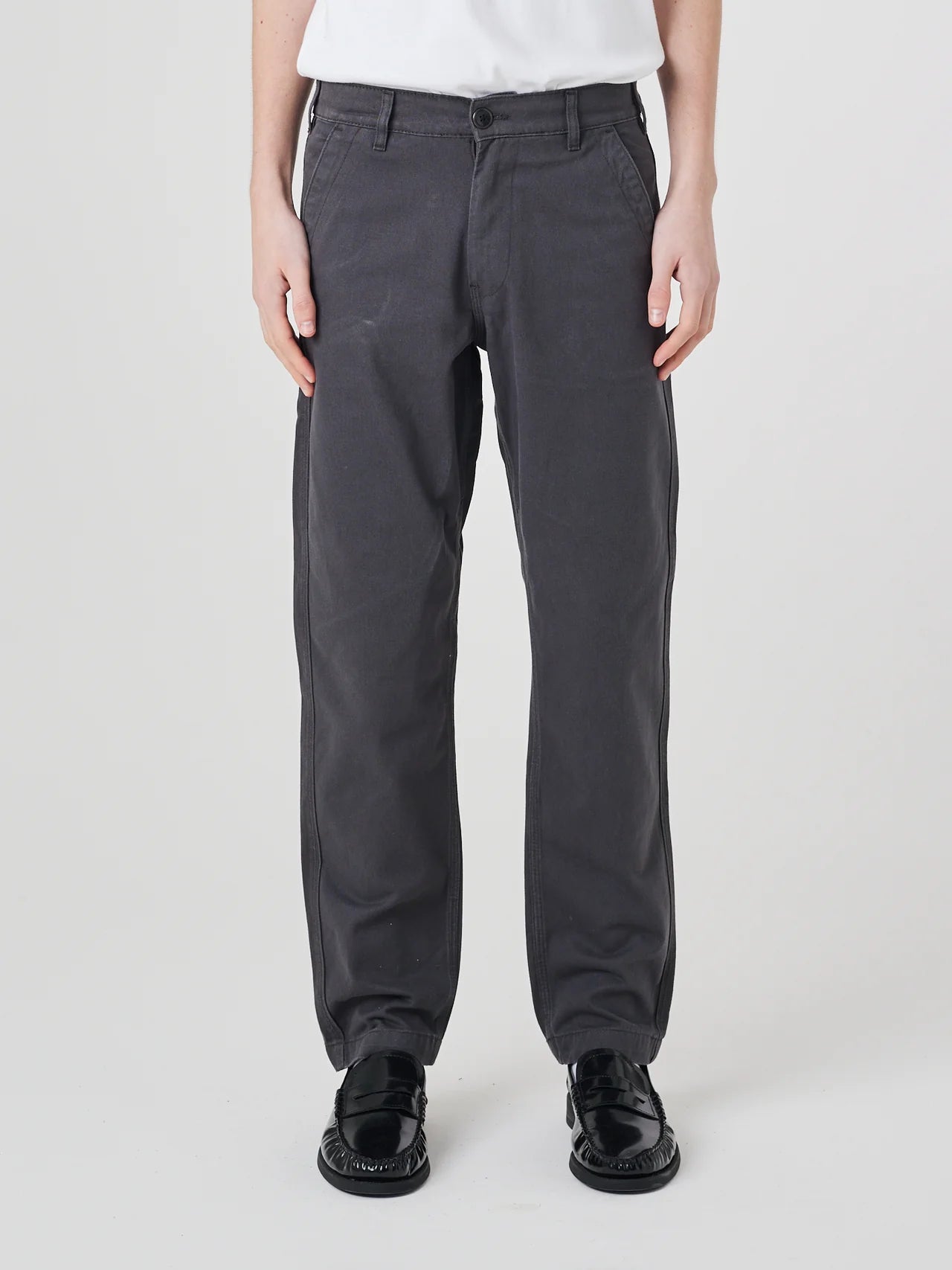 Uskees 5005 Twill Worker Pant in Charcoal