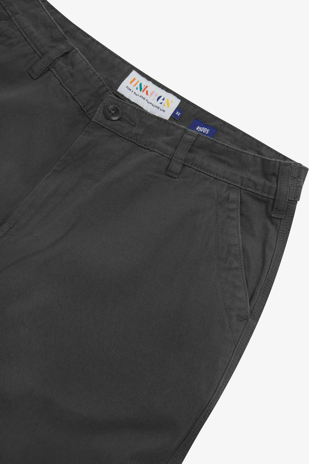 Uskees 5005 Twill Worker Pant in Charcoal