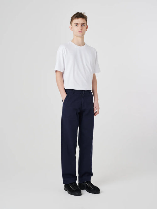 Uskees 5021 Twill Painter Pants in Midnight Blue, image 2