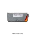 Puebco Glasses Sleeve - Light Gray x Orange