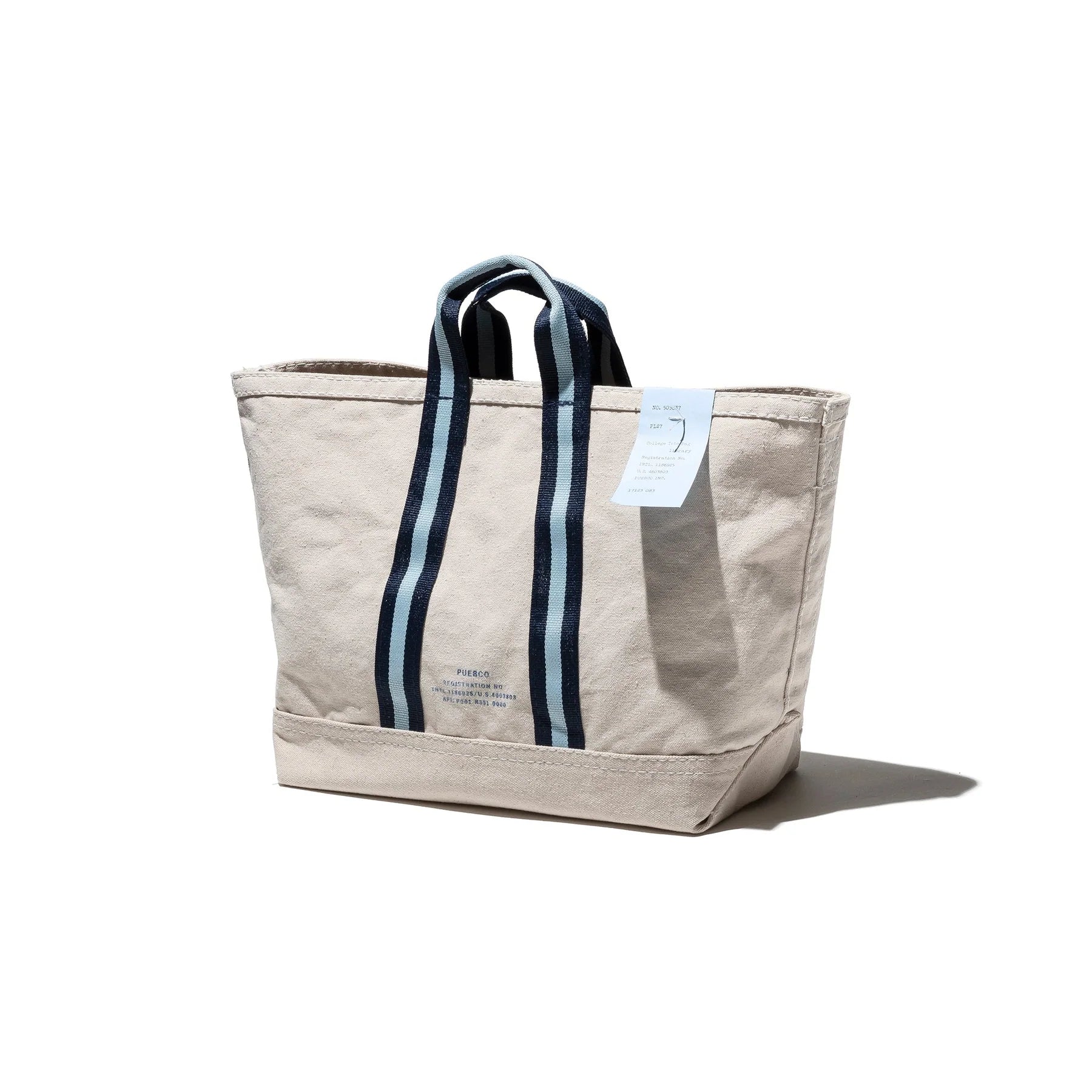 Puebco College Tote Bag / Library / Blue Handle