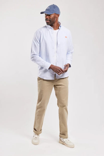 Armor Lux Cotton Oxford Stripe Shirt