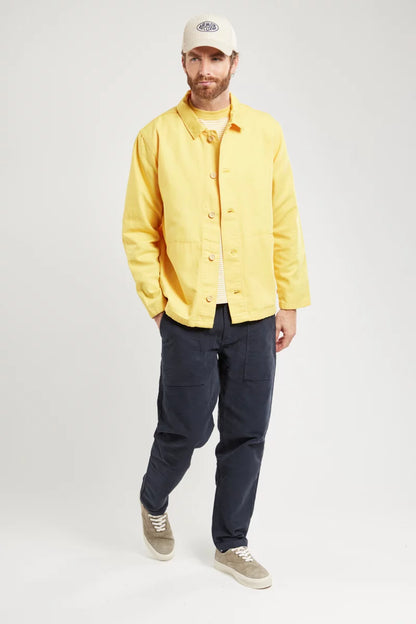 Armor Lux Cotton Fisherman Jacket in Yellow