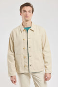 Armor Lux Cotton Fisherman Jacket in Oyster