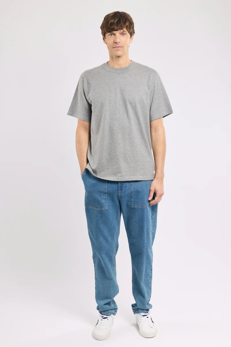Armor Lux Heritage Tee in Misty Light Grey