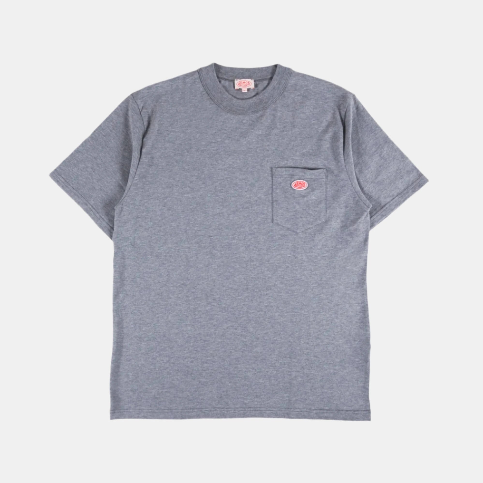 Armor Lux Heritage Pocket Tee in Misty Grey