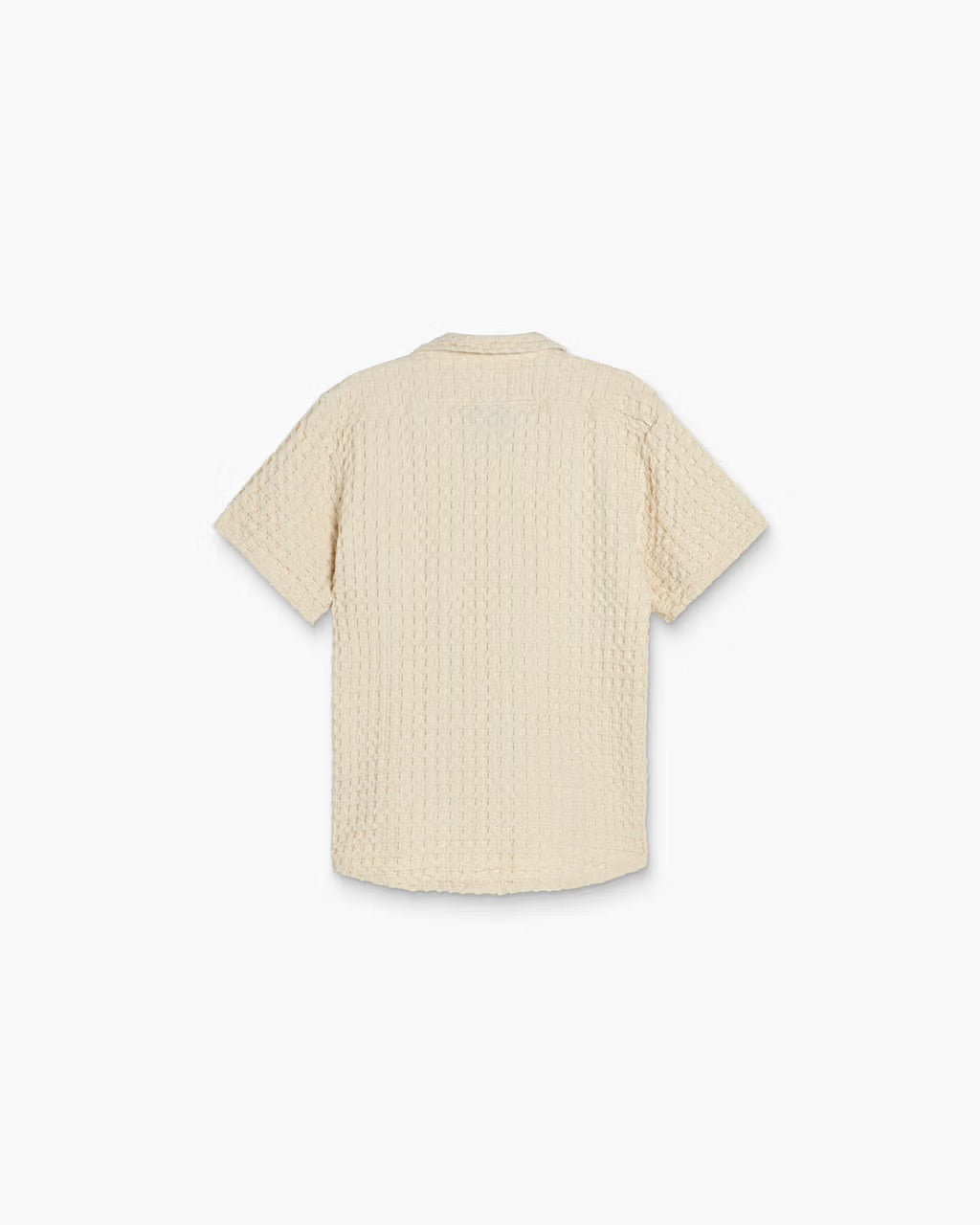 OAS Ecru Cuba Waffle Shirt