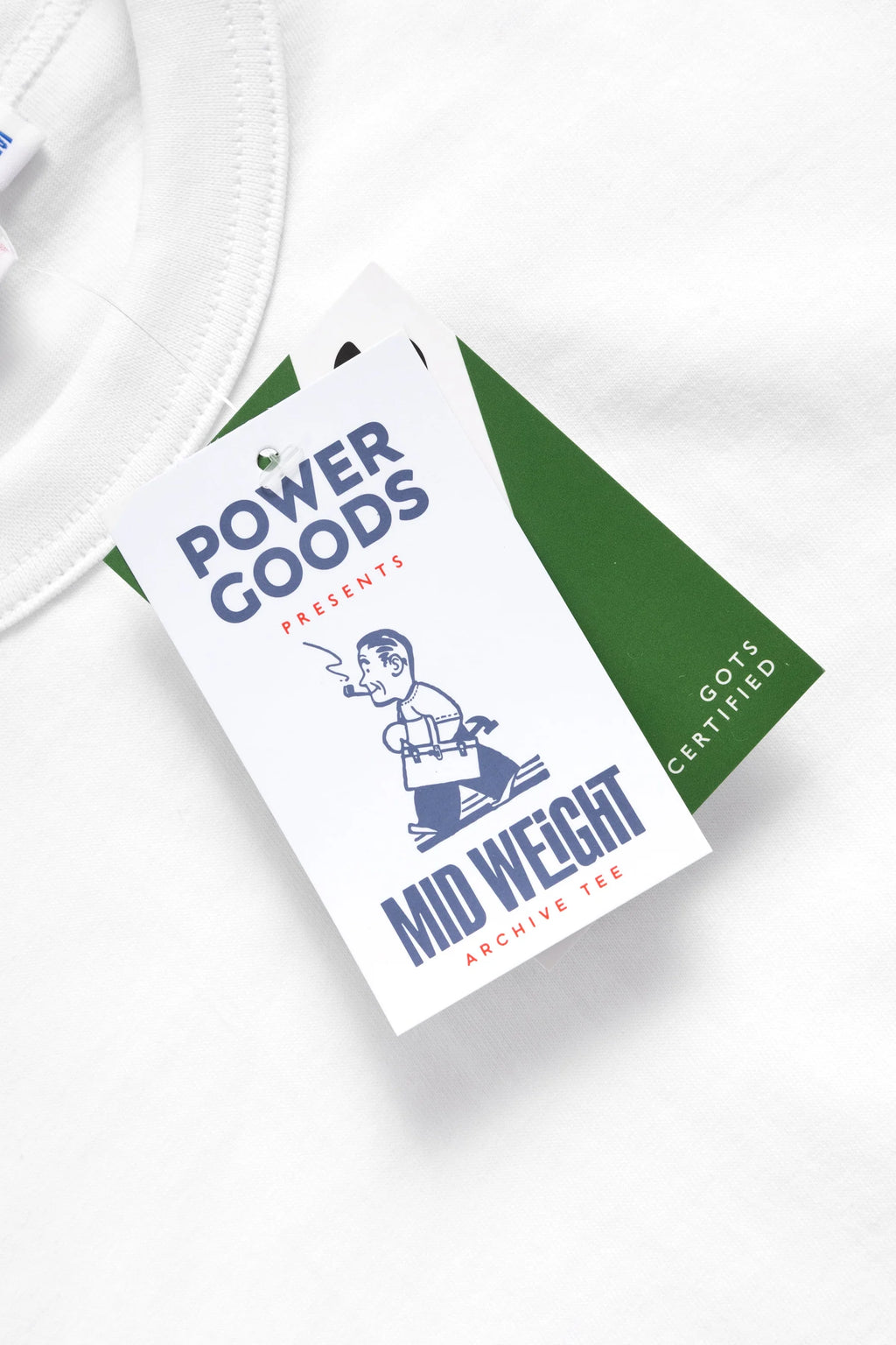 Power Goods Archive Tee Two-Pack in White, image 4