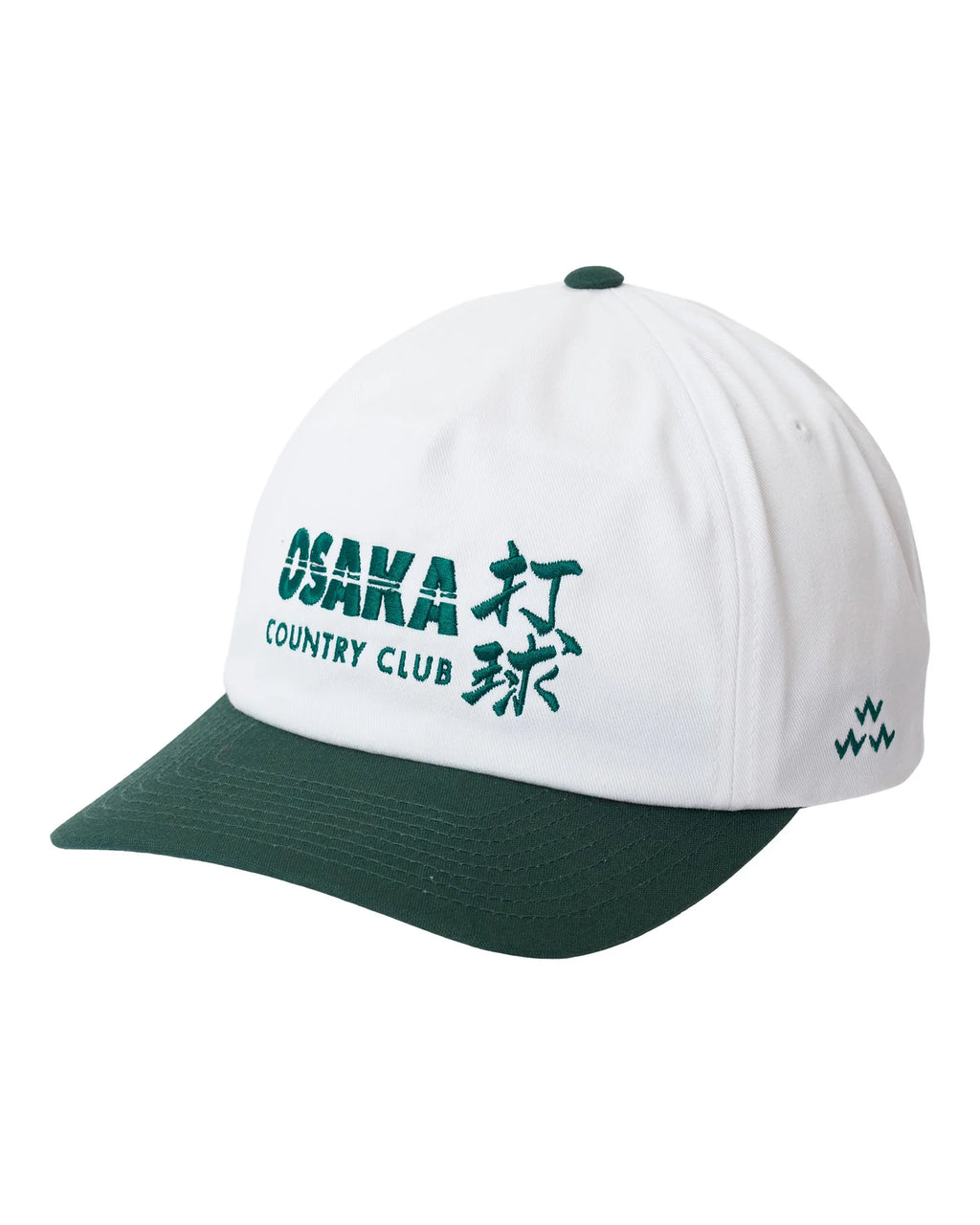 Osaka 2 Tone Snapback - White / Green