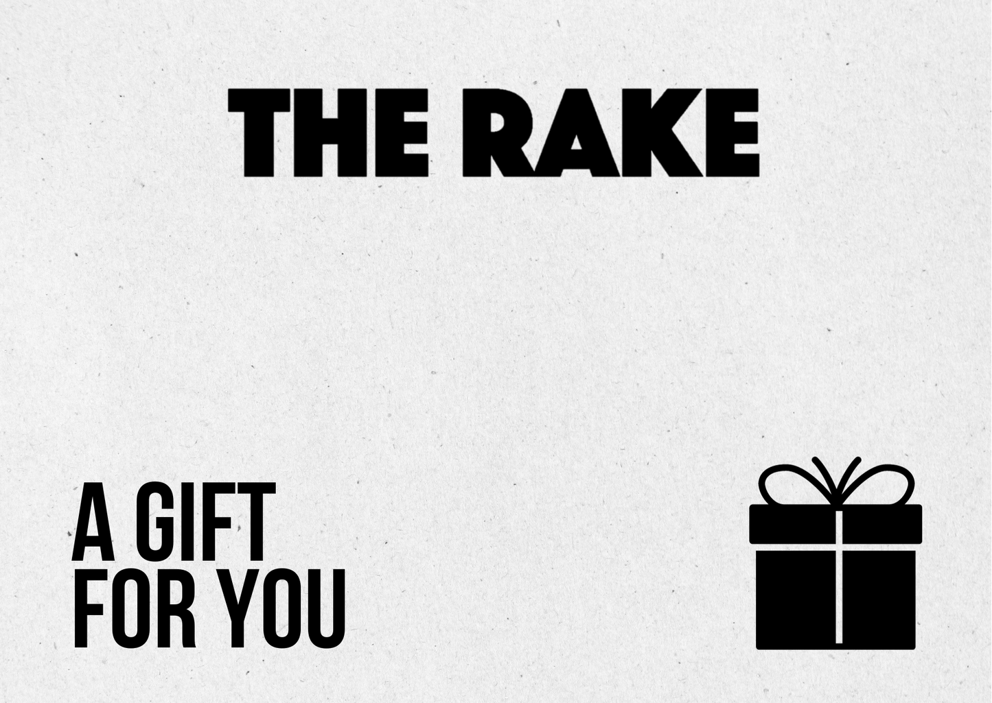 The Rake Digital Gift Card