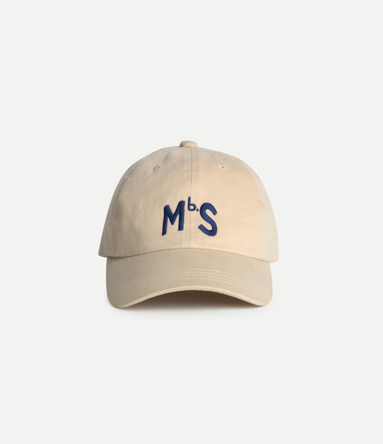 Merz b. Schwanen MbS Logo Cotton Twill Cap in Light Khaki