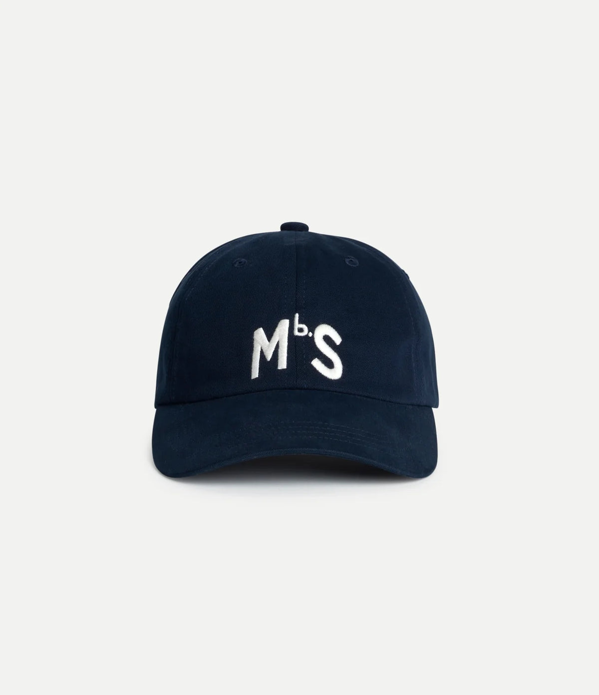 Merz b. Schwanen MbS Logo Cotton Twill Cap in Night Blue