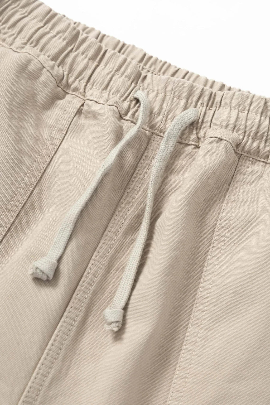 Service Works Classic Chef Pants in stone color made of organic cotton with elastic waist and fatigue pockets