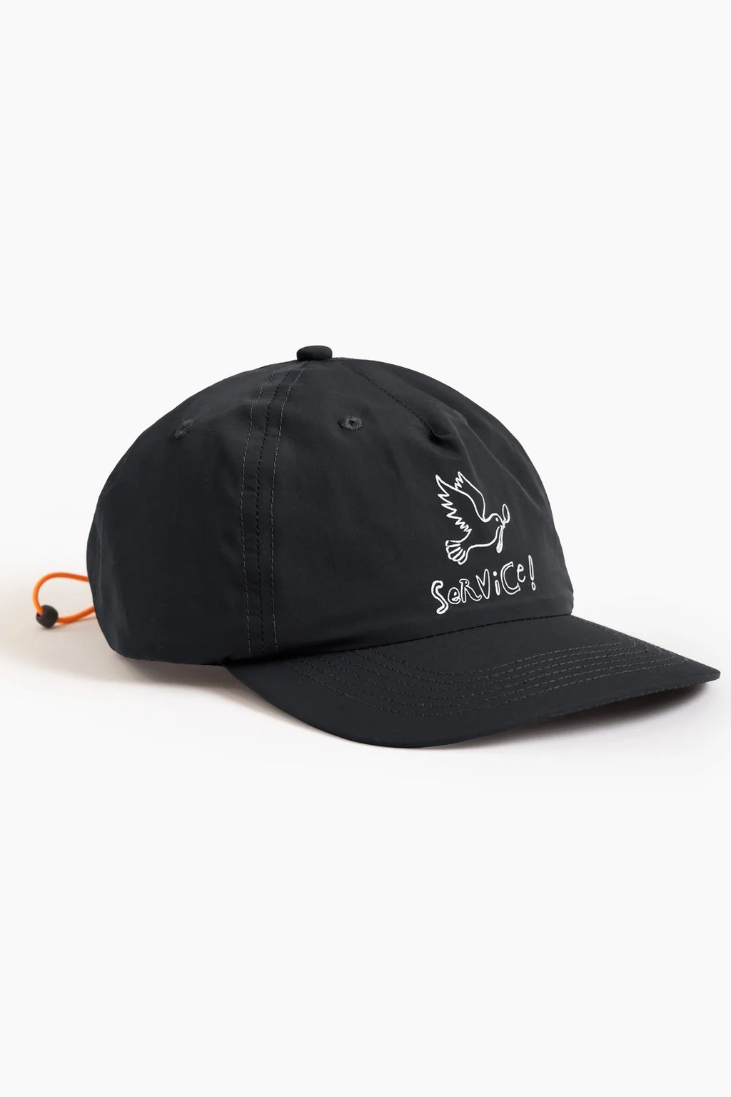 Service Works Nylon Dove Cap in Black