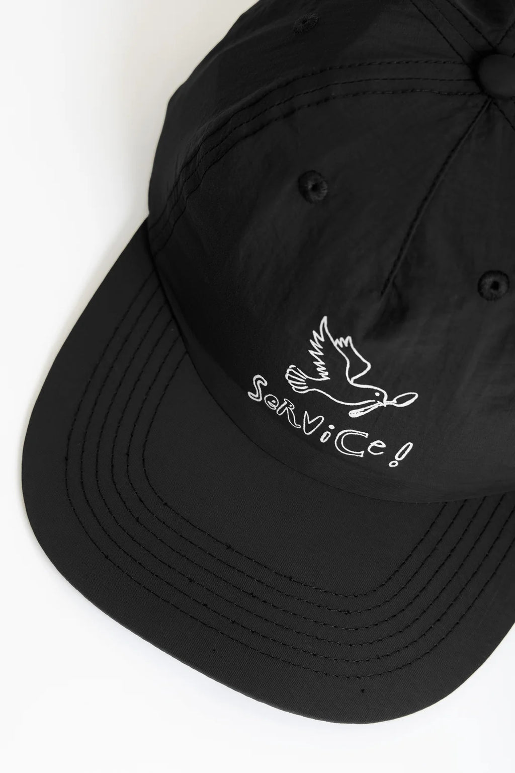 Service Works Nylon Dove Cap in Black
