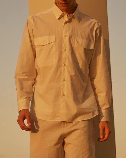 Wavier Dune Shirt in Milk