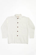 Uskees 3001 Button Overshirt in Cream