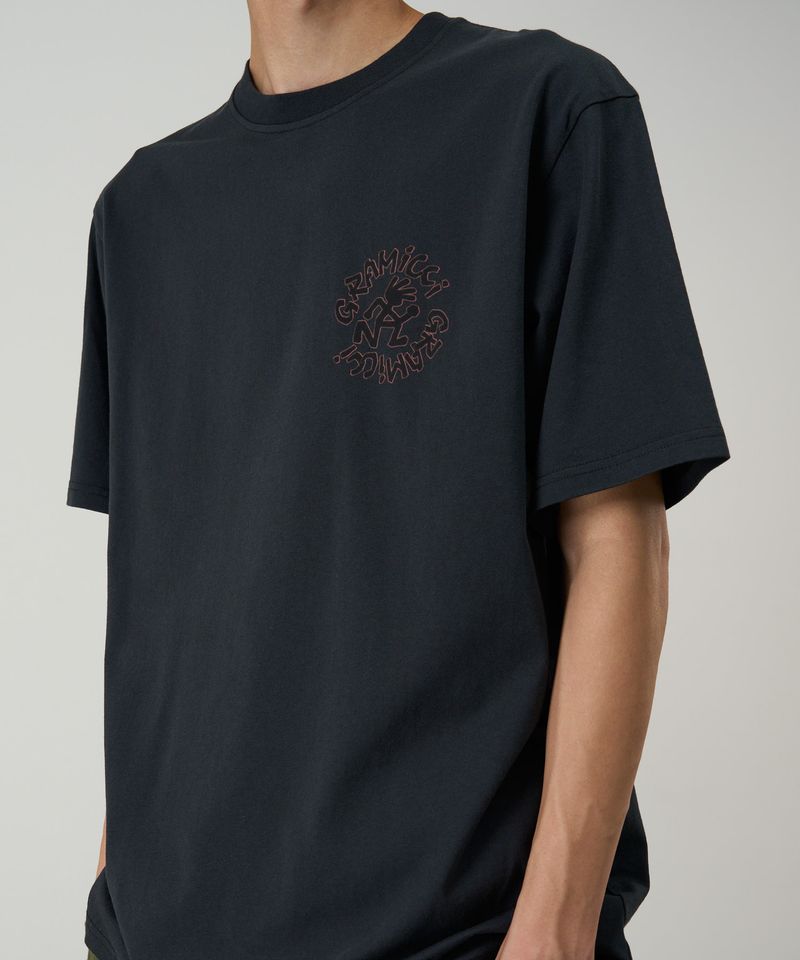 Gramicci Running Man Tee in Vintage Black