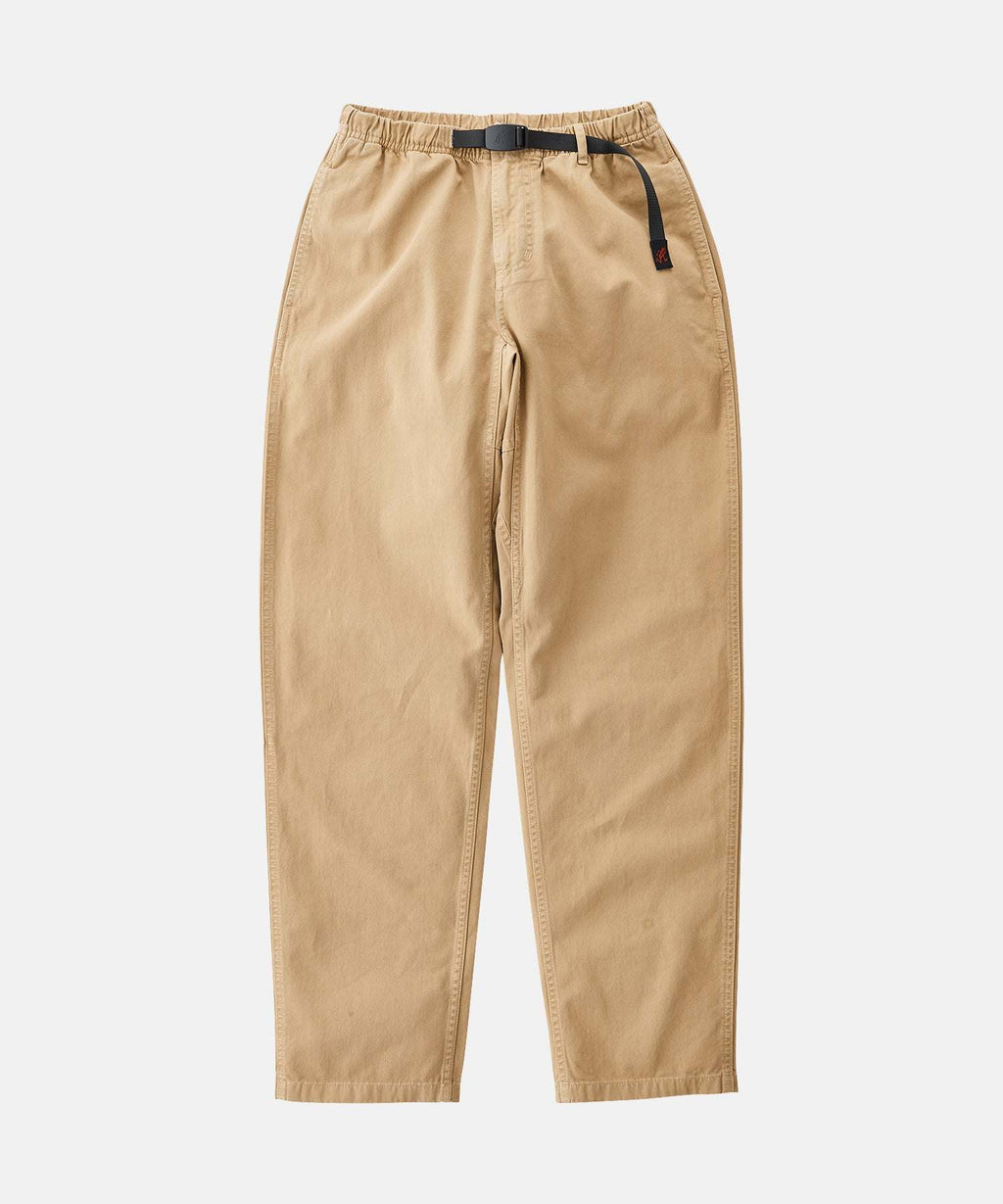 Gramicci G Pant chino trousers with webbing belt and gusseted crotch for movement