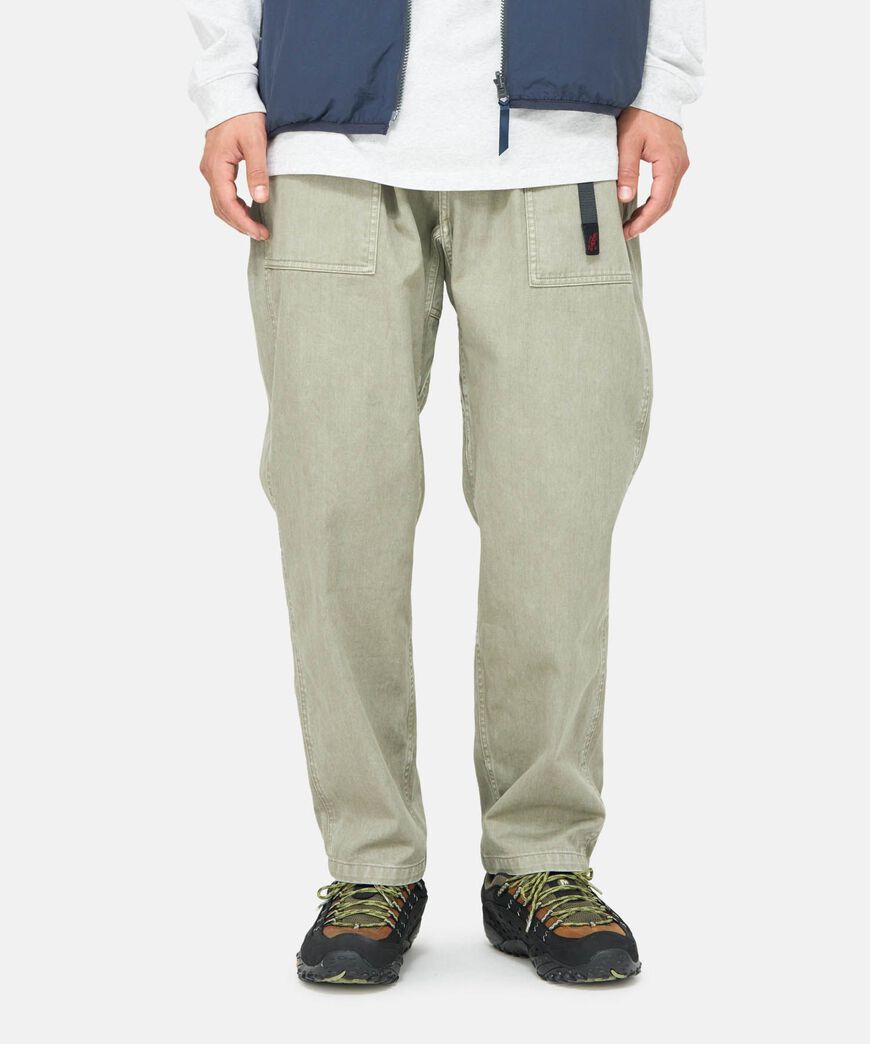 Gramicci Loose Taper Ridge Pant in Pigment Sage Green