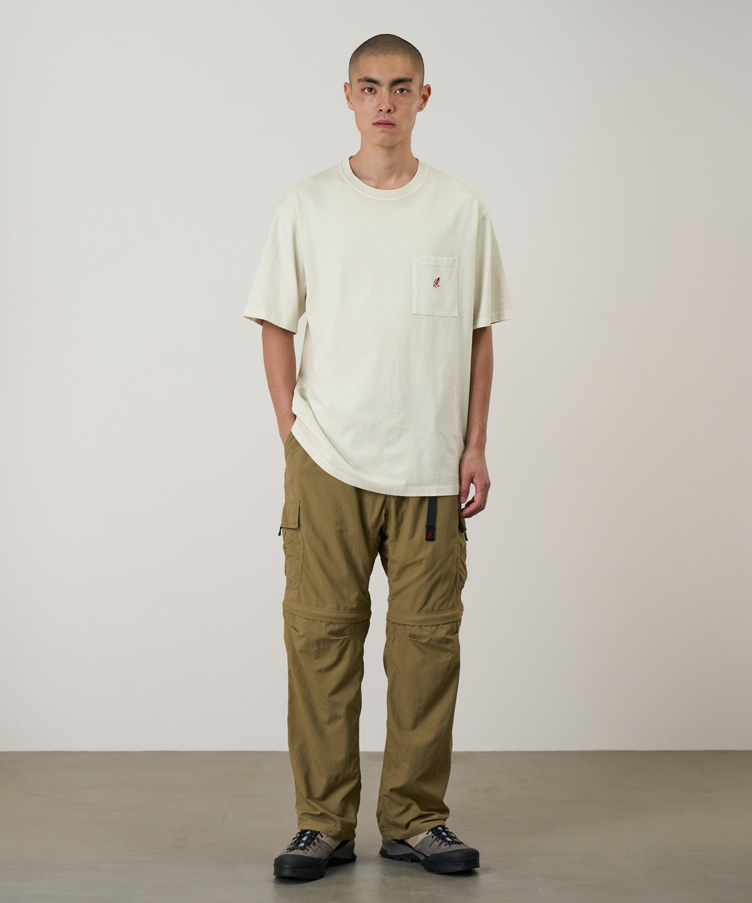 Gramicci One Point Pocket Tee in Natural Pigment