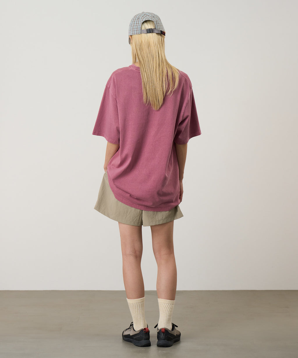 Gramicci One Point Pocket Tee in Red Pigment