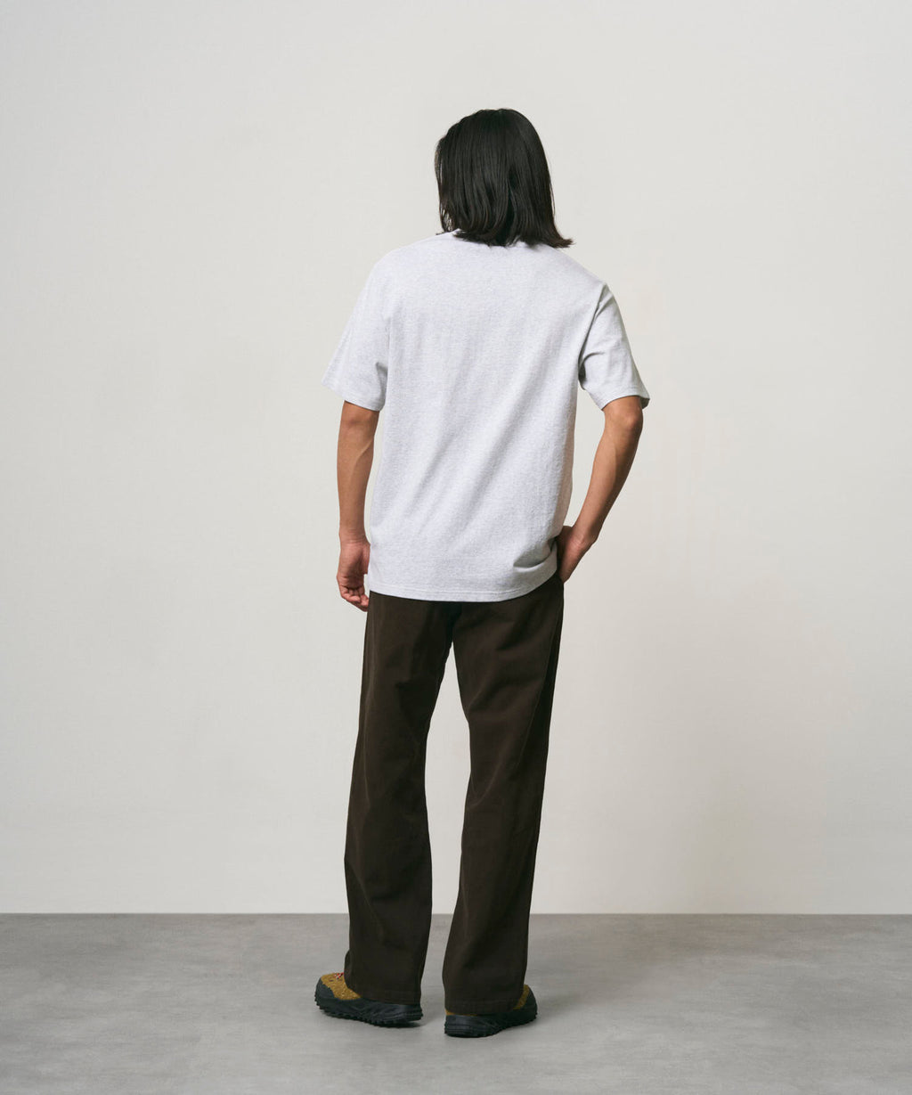 Gramicci One Point Pocket Tee in Heather Ash
