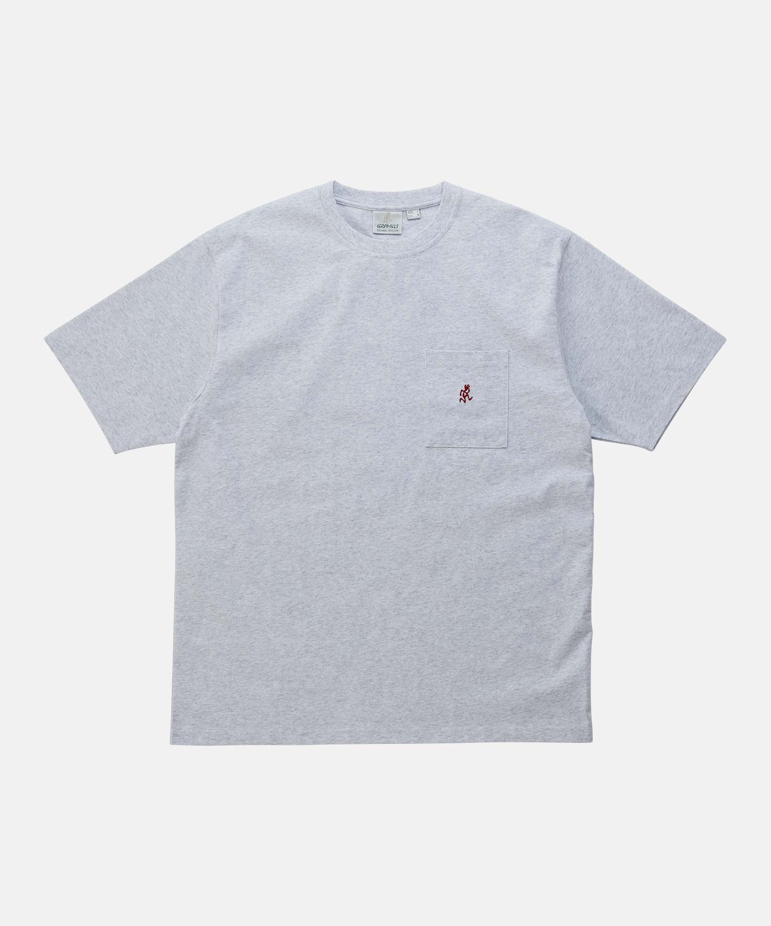 Gramicci One Point Pocket Tee in Heather Grey