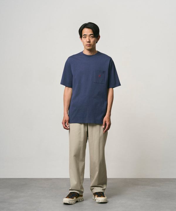 Gramicci One Point Pocket Tee in Navy
