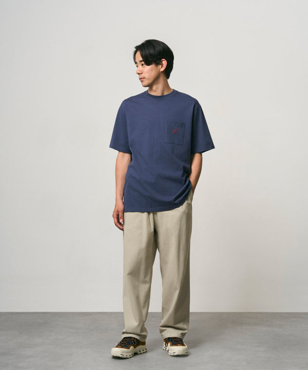 Gramicci One Point Pocket Tee in Navy