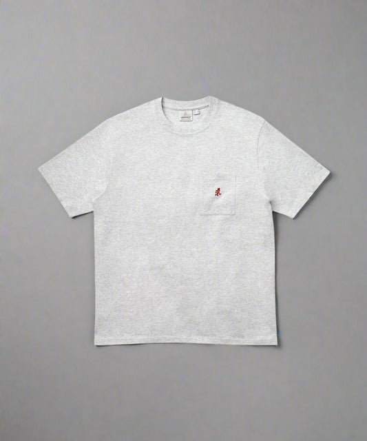 Gramicci One Point Tee in Heather Grey