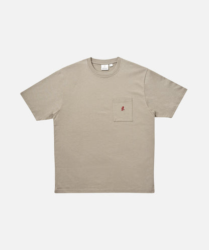 Gramicci One Point Organic Cotton Tee in Smoky Sand