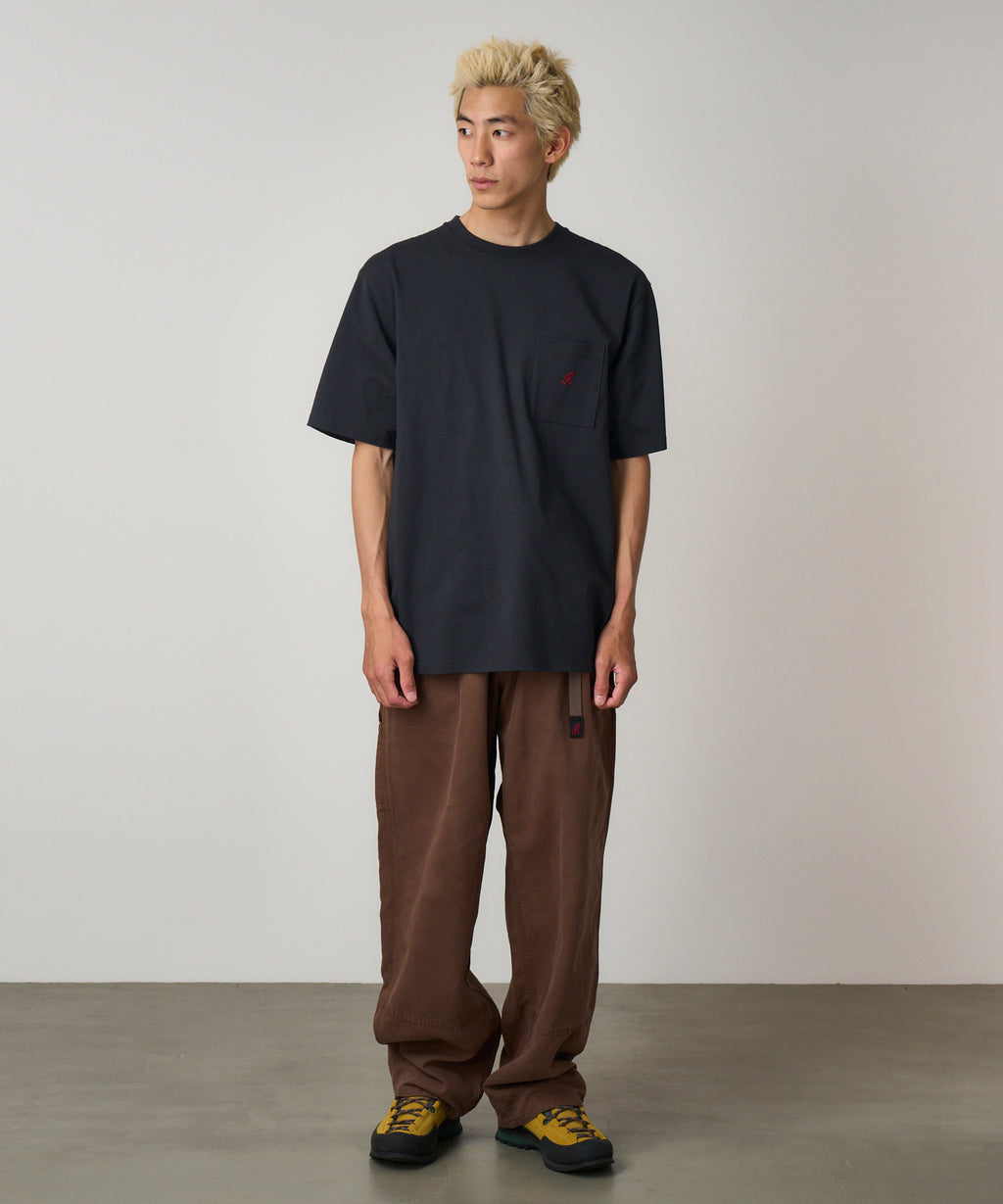 Gramicci One Point Pocket Tee in Vintage Black