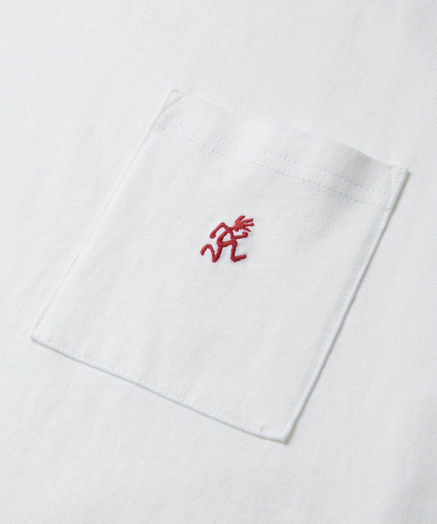 Gramicci One Point Pocket Tee in White