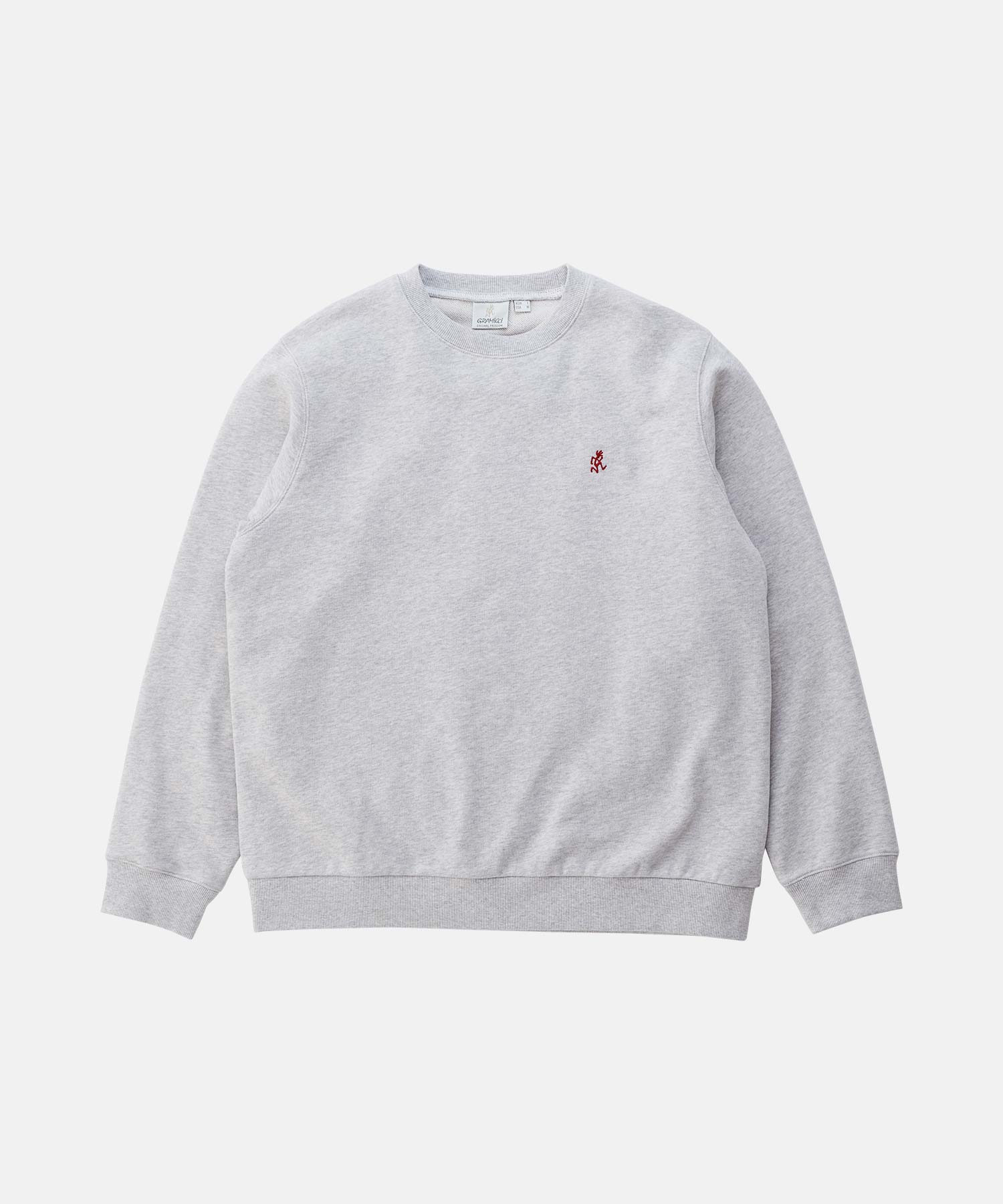 Gramicci One Point Crew Sweatshirt in Heather Ash