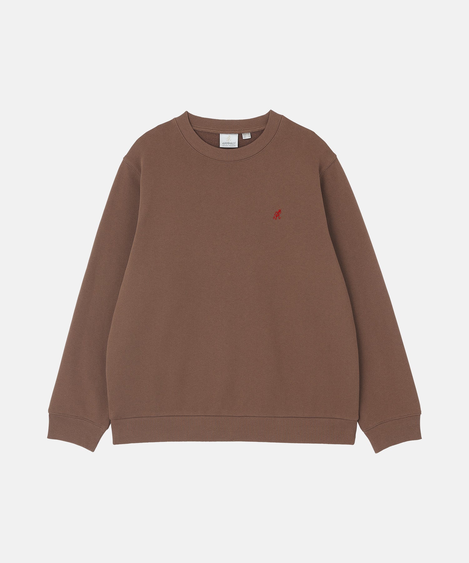 Gramicci One Point Crew Sweatshirt in Brown