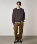 Gramicci One Point Crew Sweatshirt in Deep Brown