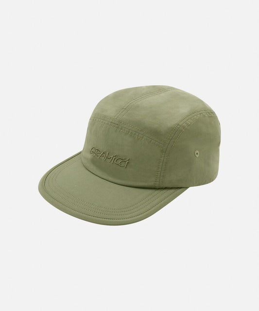 Gramicci Nylon Logo Cap in Olive