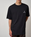 Gramicci One Point Logo Tee in Vintage Black