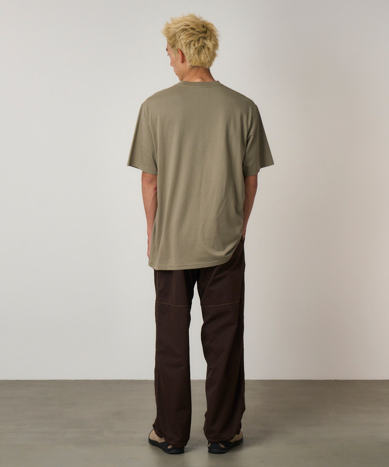 Gramicci One Point Logo Tee in Khaki