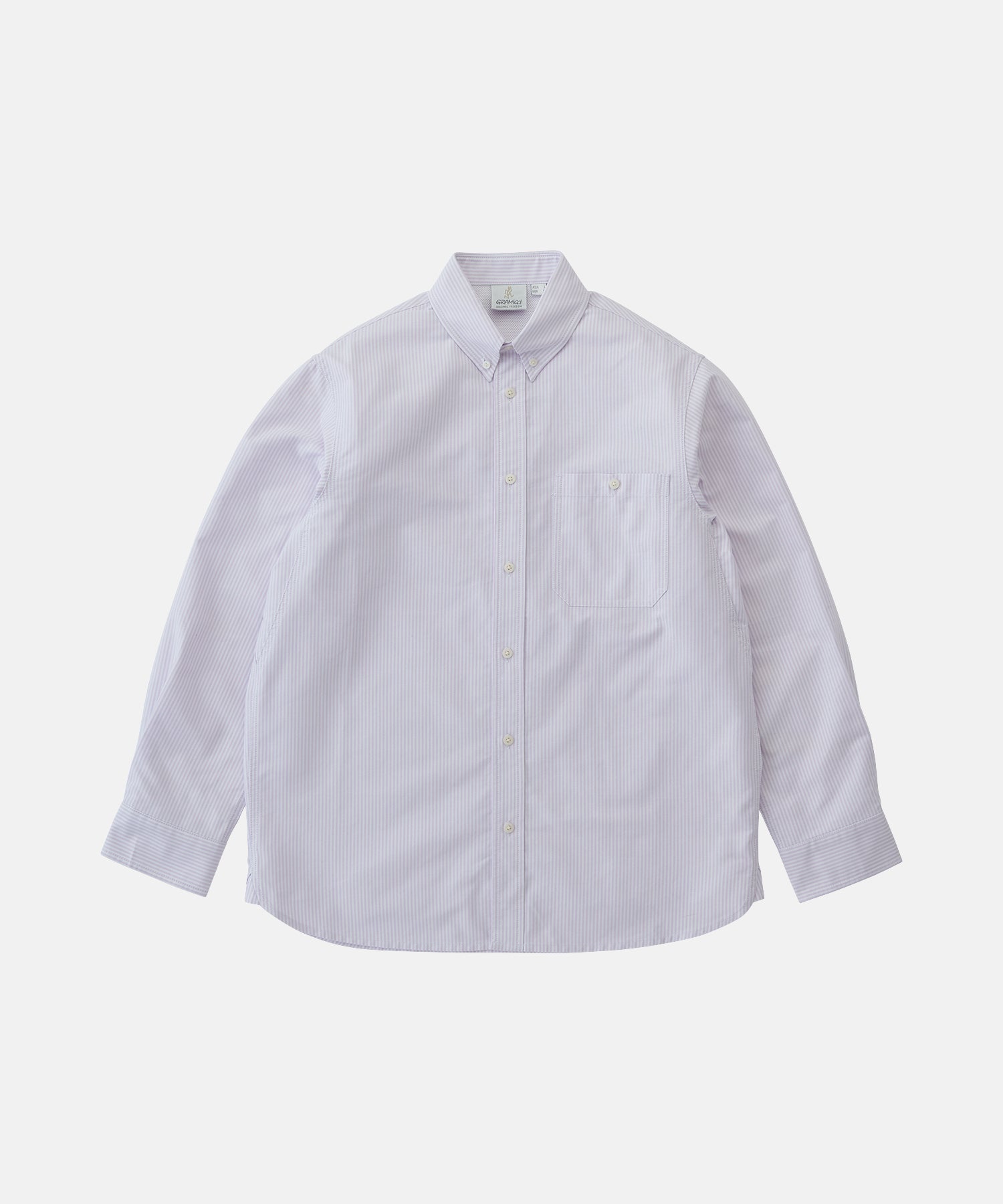 Gramicci Oxford Button Down Stance Shirt in Iris Stripe