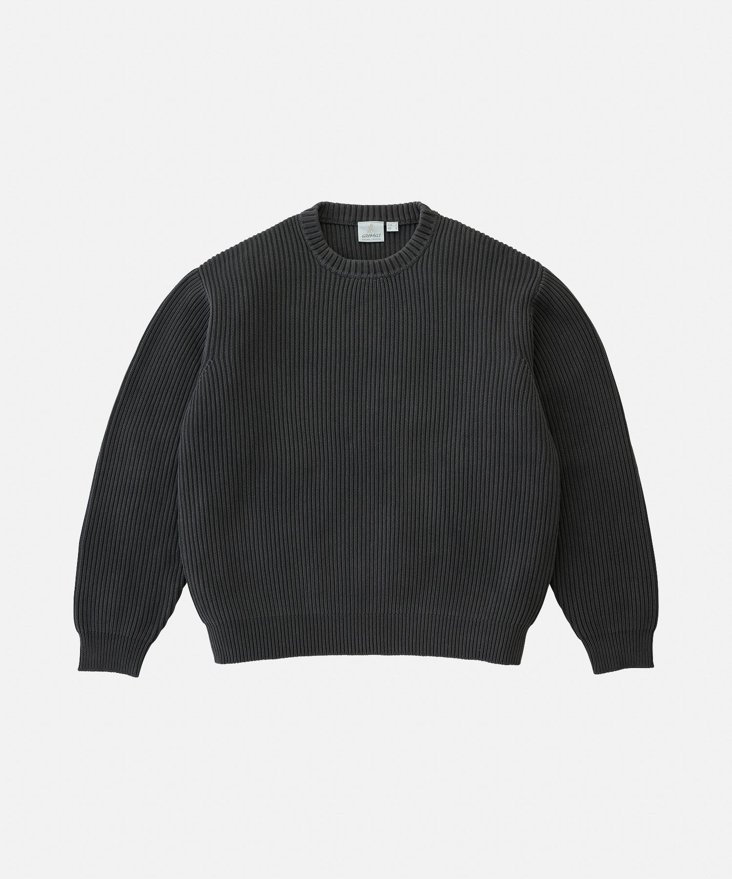 Gramicci Cotton Knit Sweater in Grey