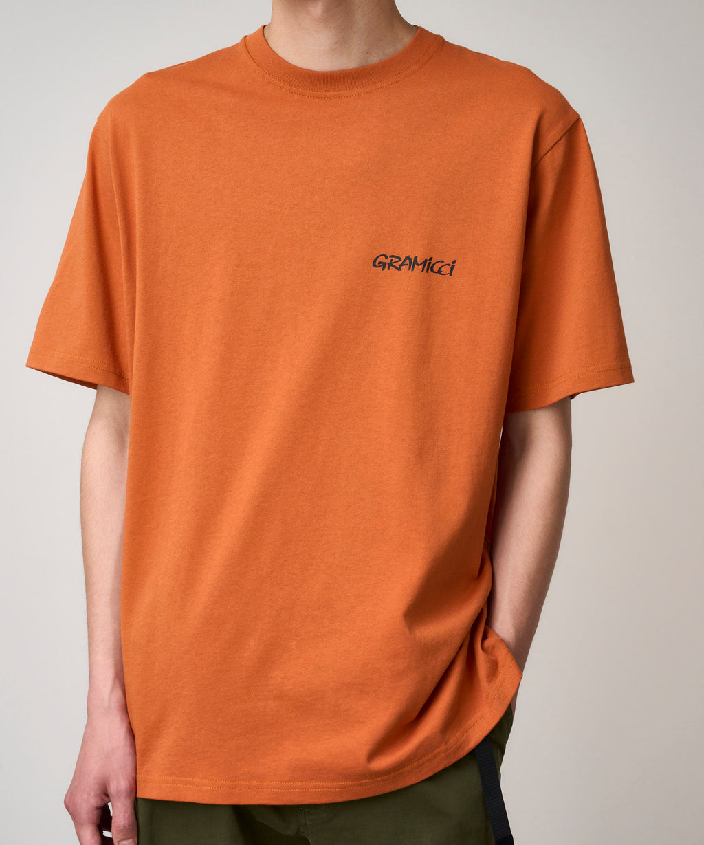 Gramicci Ice Axe Tee in Burnt Orange