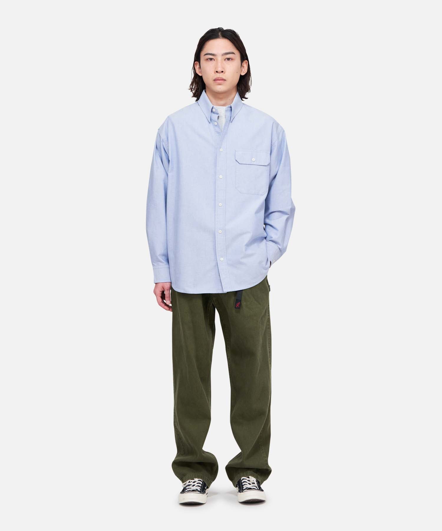 Gramicci Oxford Stance Shirt Sky Blue