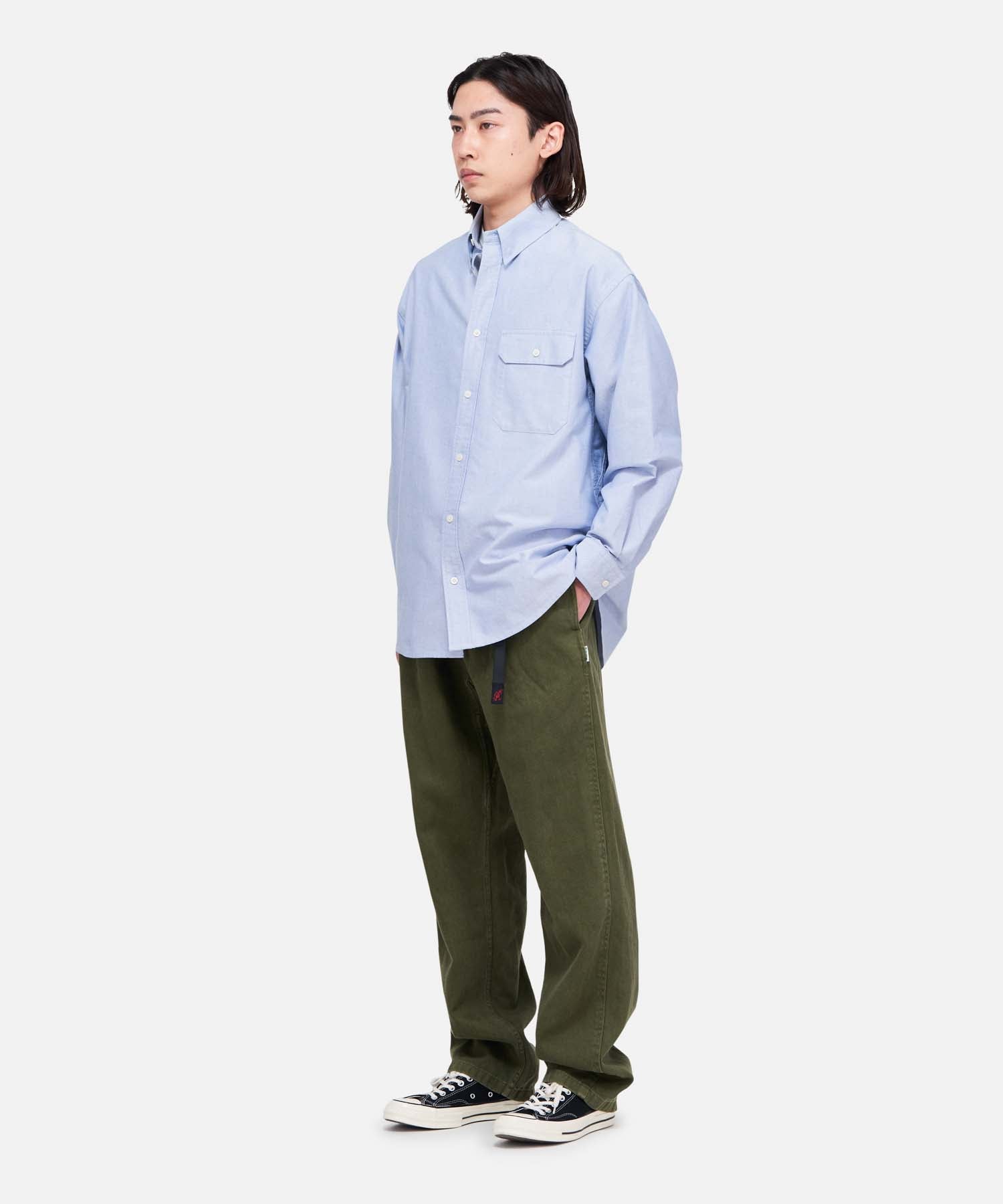 Gramicci Oxford Stance Shirt Sky Blue