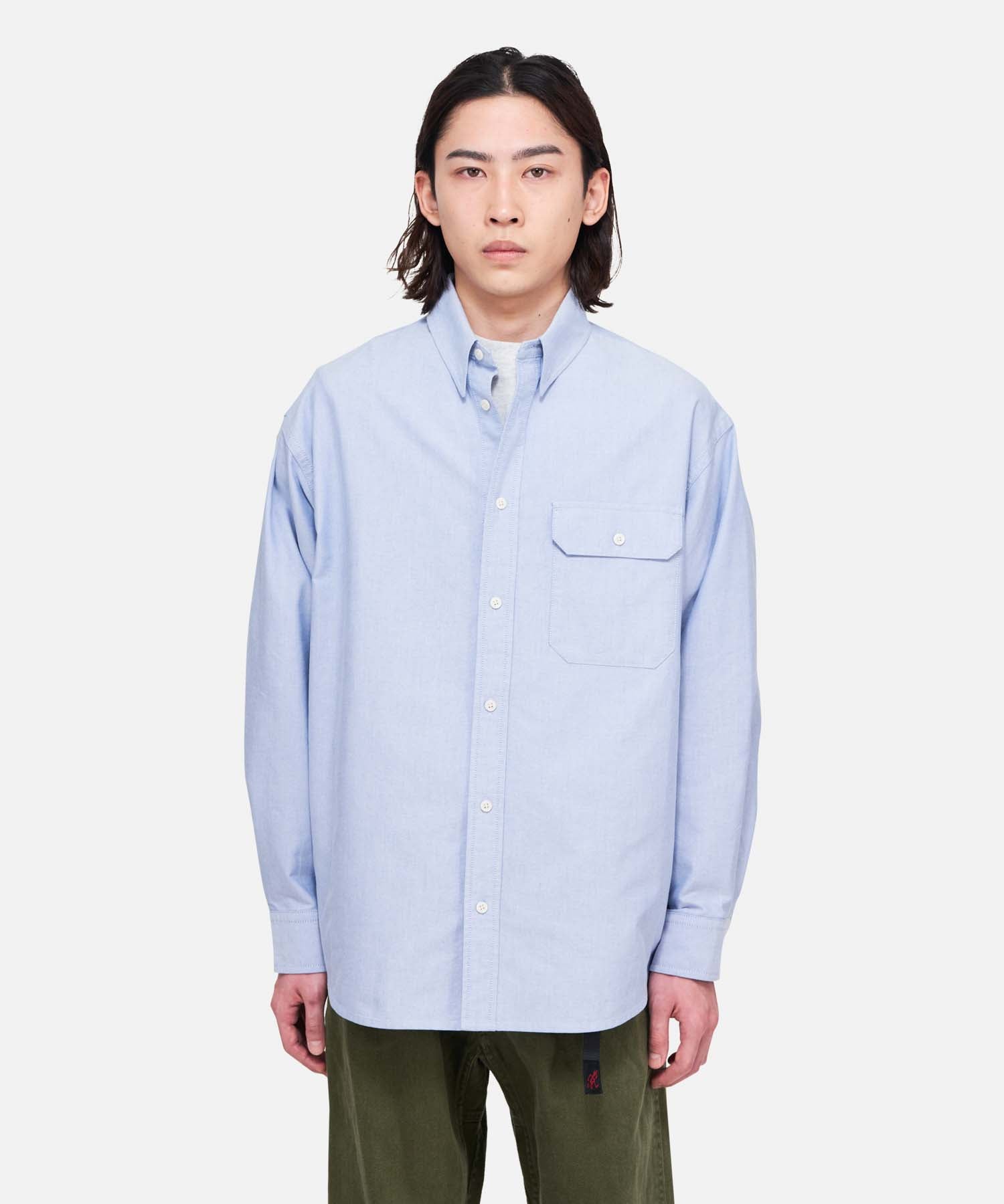 Gramicci Oxford Stance Shirt Sky Blue