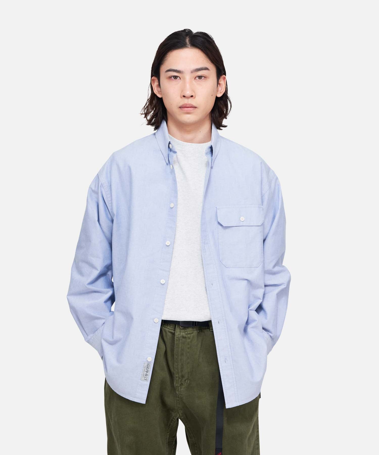 Gramicci Oxford Stance Shirt Sky Blue