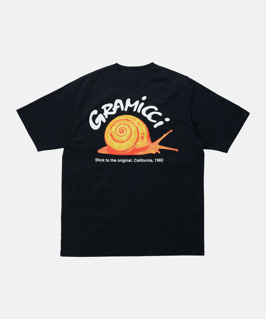 Gramicci Snail Tee in Vintage Black