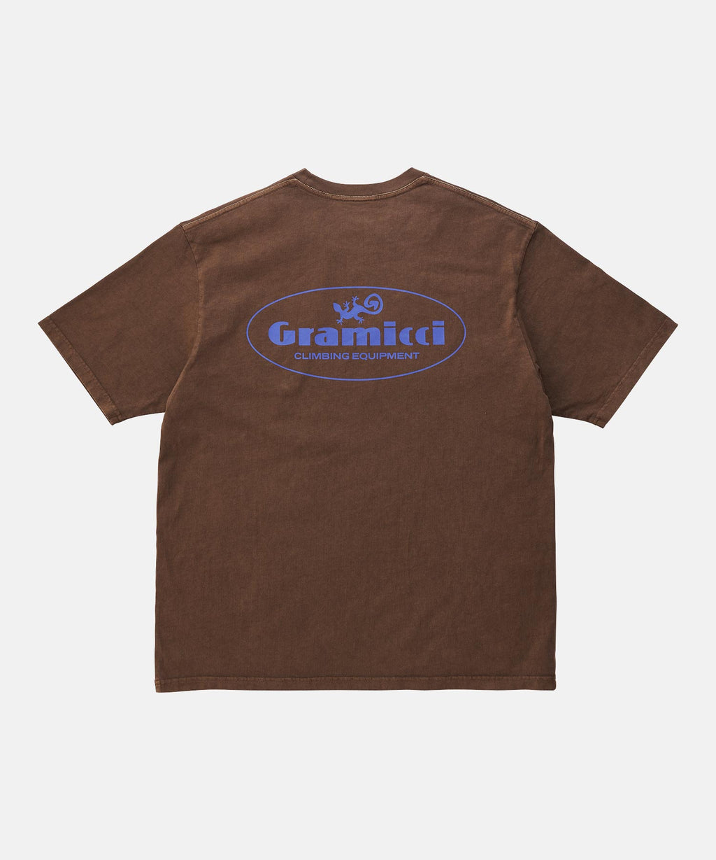 Gramicci Climbing Equipment Tee in Brown Pigment