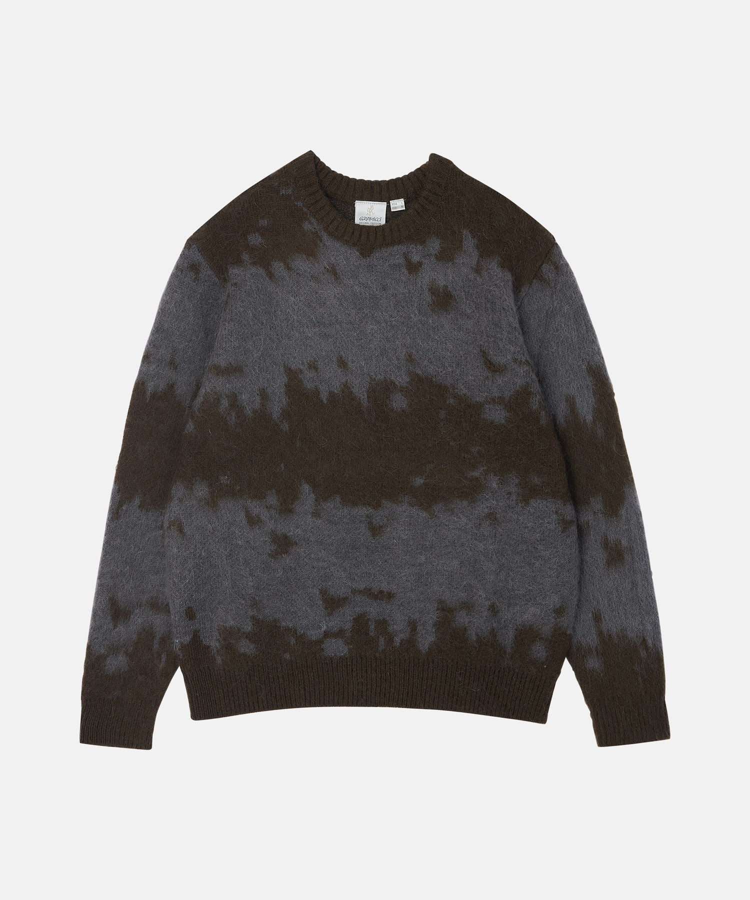 Gramicci Mohair Splatter Sweater in Slate Splatter